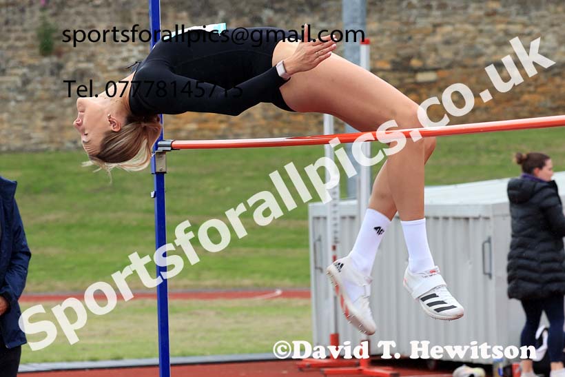 Womens Heptathlon High Jump, 2024 EAP International Combined events, Hewcham, Northumberland.  Photo: David T. Hewitson/Sports for All Pics
